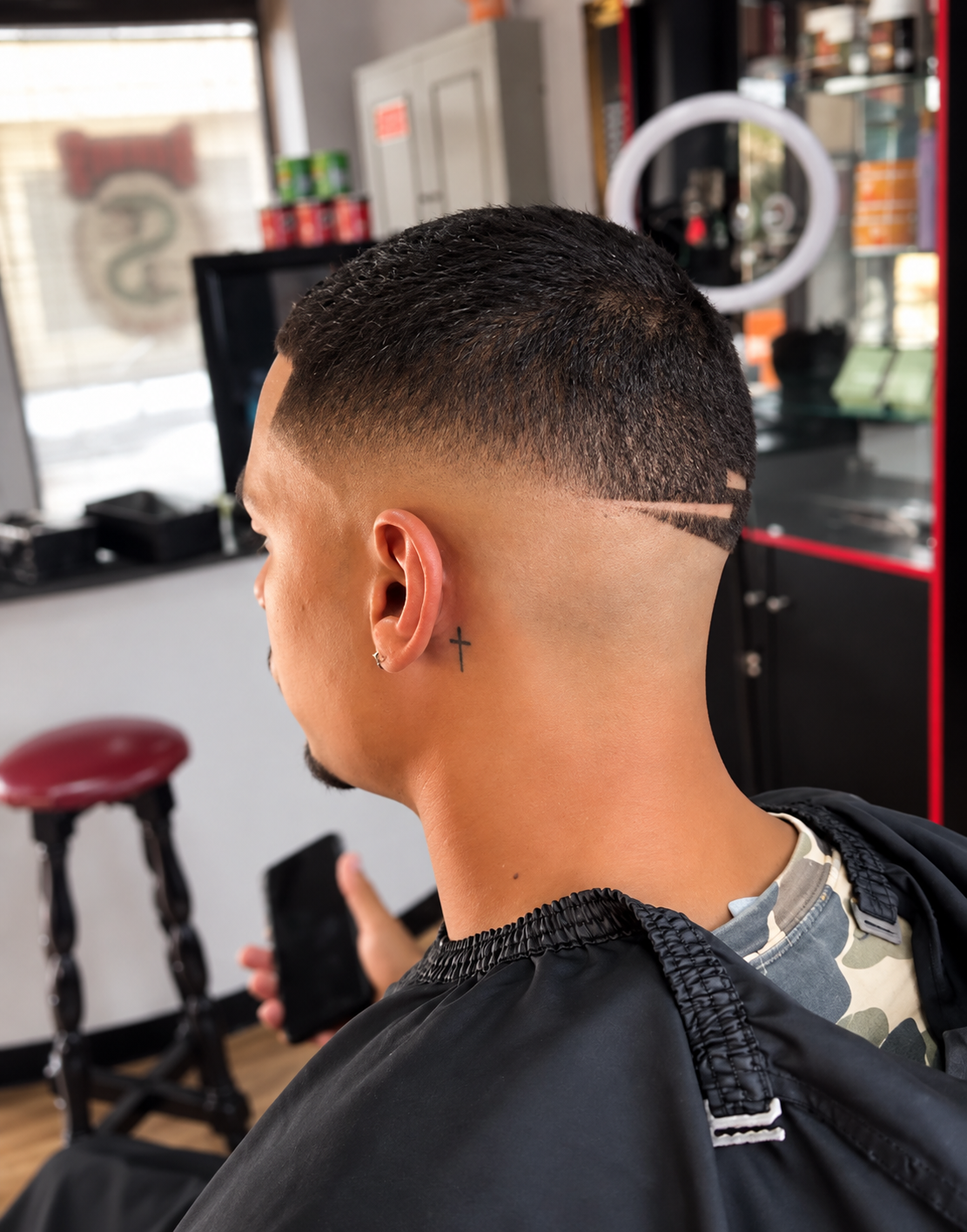 Fade visto de trás